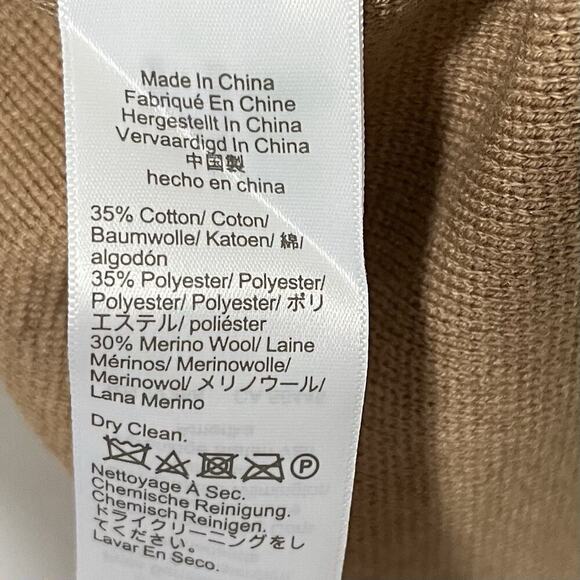 J Crew Giselle V Neck Sweater Blazer Size L Heather Acorn Old Money Preppy - Picture 5 of 5